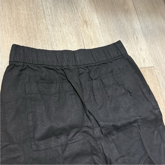 NWT! GAP Black Mid Rise Wide Leg Crop Pull-On Pants - Multiple Sizes - Picture 5 of 5